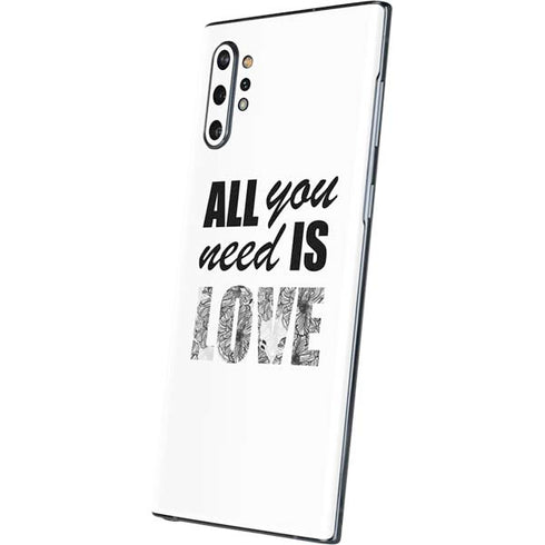 All You Need Is Love BW Galaxy Note 10 Plus Skin